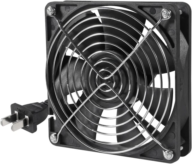 Main image of 1PCS EC 120mm x 38mm Dual Ball Bearings 120mm x 120mm x 38mm DIY Cooling Ventilation Exhaust Fan 110V 115V 120V 220V 240V AC Axial Case Muffin Fan