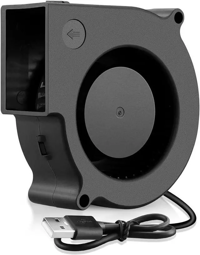 Main image of Wathai 75mm x 30mm USB Blower Fan Turbine Centrifugal 5V for DIY Computer Case, Home Theater Receiver, 3D Printers, Electronics Cabinet Cooling