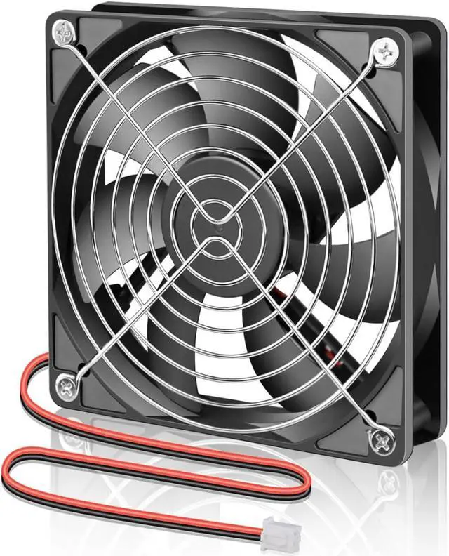 Alt view image 5 of 6 - Wathai 120mm x 25mm 12V DC Brushless Cooling Fan Dual Ball High Speed 2Pin for Computer Case Cooler