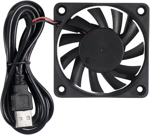 Alt view image 6 of 7 - 4PACK DC 60mm USB Fan 5V 6015 Brushless Cooling Fan 60mmx15mm 5V USB for PC Computer Case Cooler Raspberry Pi Radiator Ventilation