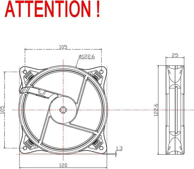 Alt view image 6 of 6 - PANO-MOUNTS 120mm White 5V 3PIN Addressable RGB 4Pin PWM PC Case Cooler Fan Triple Light Loop Motherboard Aura SYNC 800-1800RPM Suitable for Computer Case and Liquid radiators 3-Pack
