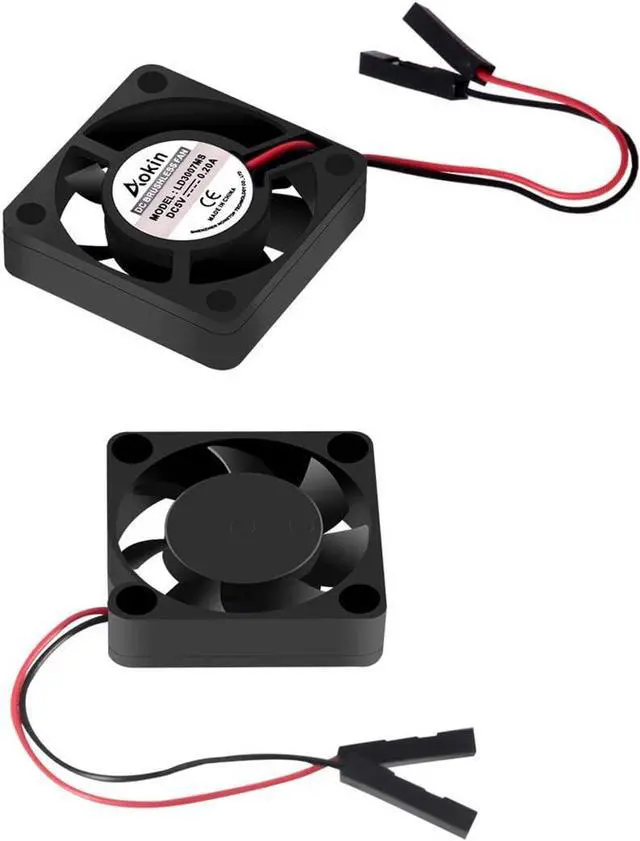 Alt view image 5 of 7 - Aokin for Raspberry Pi Cooling Fan DC 5V/3.3V Brushless CPU Cooling Fan with Screws for Raspberry Pi 4 B, Pi 3 B+, Pi 3 B, Pi 2 B, Pi 1 B+, RetroFlag NESPI Case, etc, 1 Pack