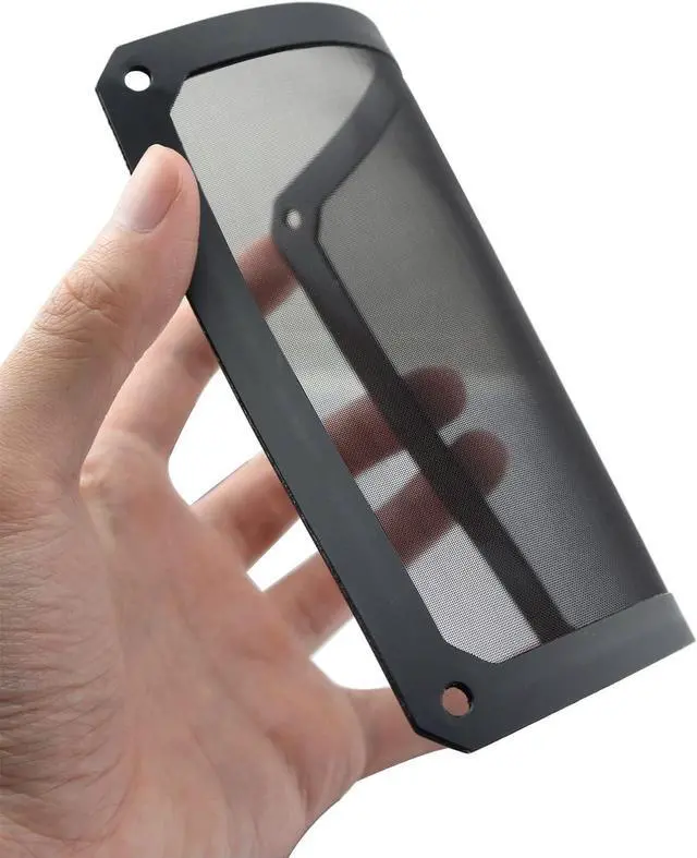 Alt view image 4 of 6 - 4pcs 140mm PC Fan Dust Filter Magnetic Frame Computer Fan Grills Dust Mesh PC Cooler Filter Screen Dustproof Case Covers 14cm x 14cm, Black