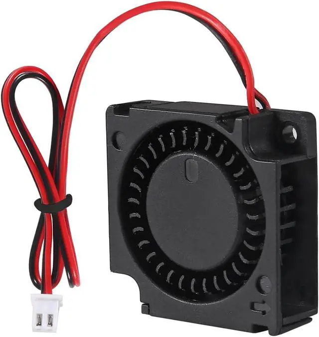 Alt view image 3 of 6 - 4PCS 30mm Blower Fan 3010 5V 3D Printer Cooling Fan 30mm x 10mm Bearing Turbo Cooling Fan with 2 Pin Terminal