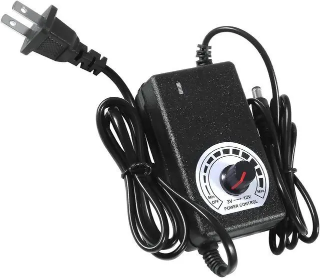 Alt view image 4 of 6 - 110V 220V 120mm x 25mm AC Powered Fan with Speed Controller 3V to 12V Adapter for Xbox DVR Playstation Receiver Cooling Component