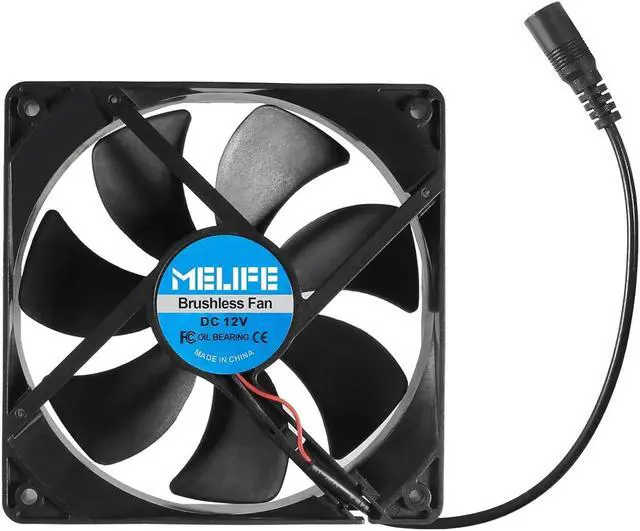 Alt view image 3 of 6 - 110V 220V 120mm x 25mm AC Powered Fan with Speed Controller 3V to 12V Adapter for Xbox DVR Playstation Receiver Cooling Component