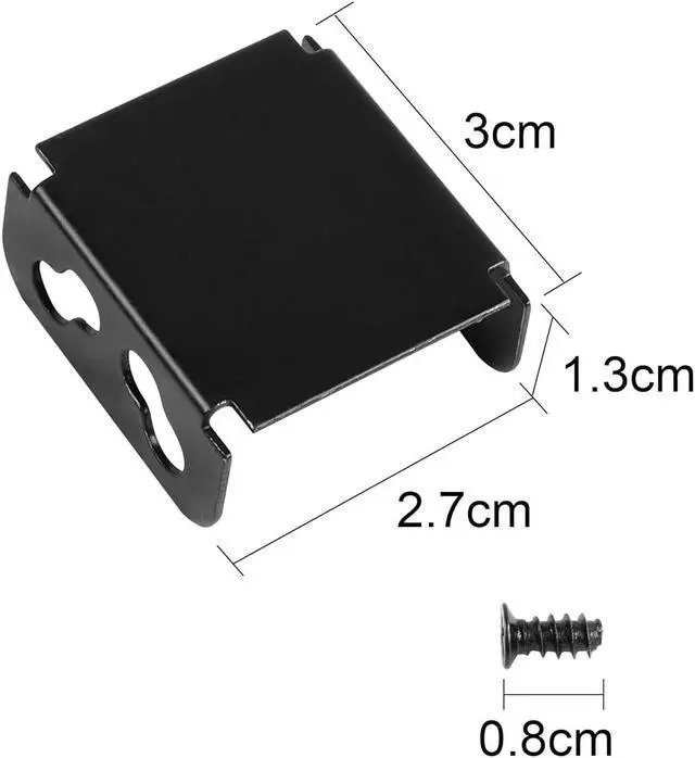 Alt view image 3 of 4 - RIIEYOCA Fan Bracket Dual Fan Computer Radiator Holder for Video Card Cooling DIY Support 80MM/90MM/120MM/140MM (4 Pcs)