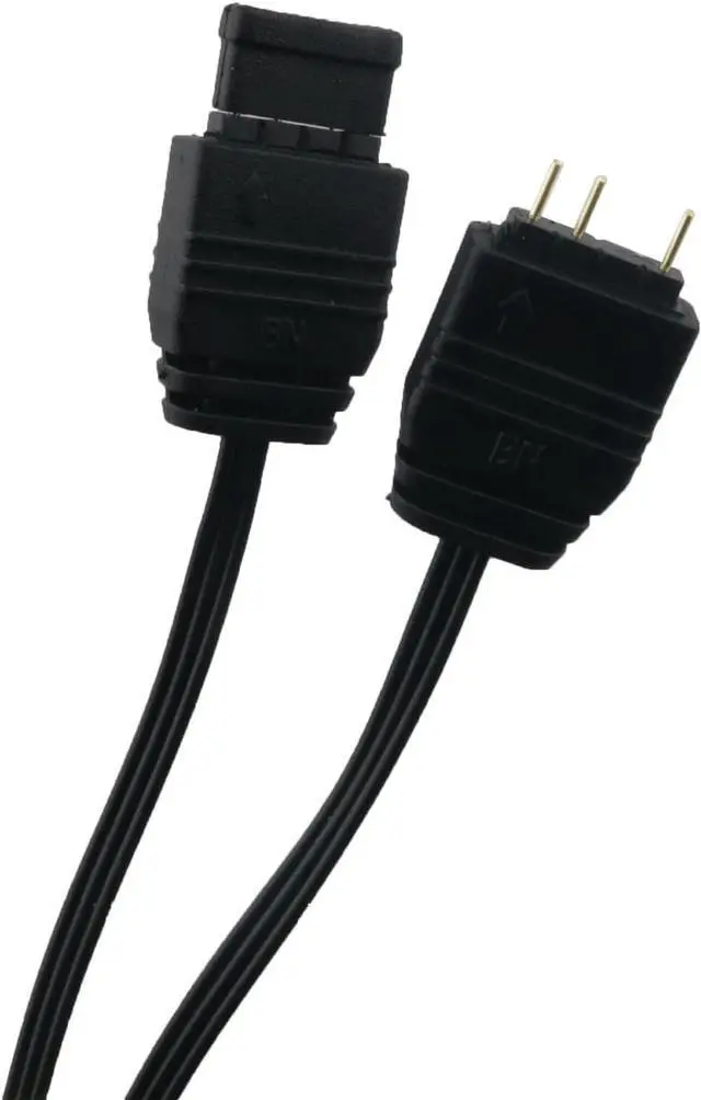 Alt view image 3 of 4 - ARGB Splitter Cable ZCZQC 33.5cm/13.19inch 5V 1 Female to 2 Male 3 Pin ARGB Extension Cable for Computer Chassis, CPU Cooler and 5v ARGB Fan