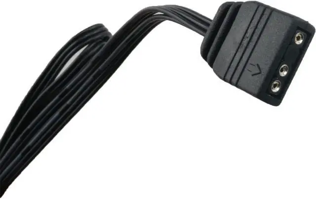 Alt view image 4 of 4 - ARGB Splitter Cable ZCZQC 33.5cm/13.19inch 5V 1 Female to 2 Male 3 Pin ARGB Extension Cable for Computer Chassis, CPU Cooler and 5v ARGB Fan