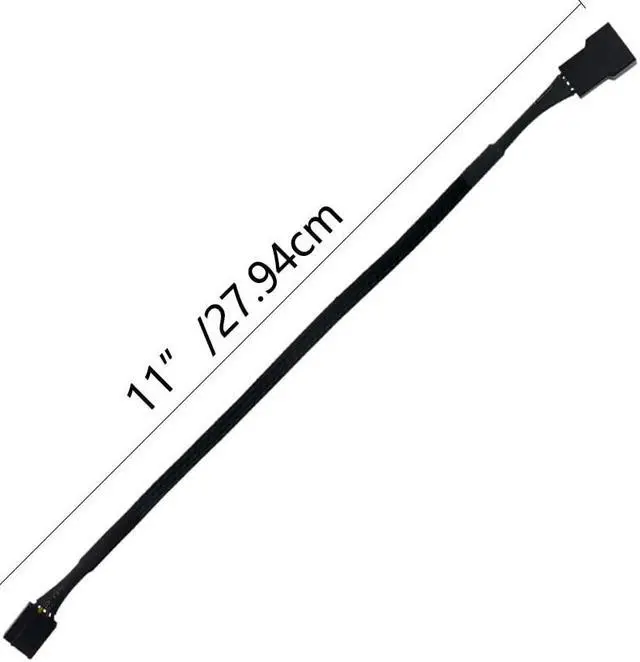 Main image of WMYCONGCONG 10 PCS 10" 4 Pin Fan Extension Power Cable Computer PC Fan Power Extension Cable for PWM Fan Computer ATX Case