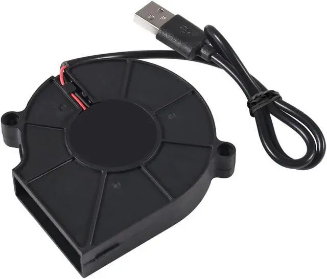 Alt view image 5 of 7 - 4PCS 75mm 5V USB Fan 75mm x 15mm Fan 5V USB DC Brushless Cooling Blower Fan for 3D Printer PC CPU Computer Case Fan Cooler