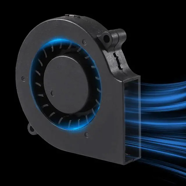 Alt view image 6 of 7 - 4PCS 75mm 5V USB Fan 75mm x 15mm Fan 5V USB DC Brushless Cooling Blower Fan for 3D Printer PC CPU Computer Case Fan Cooler