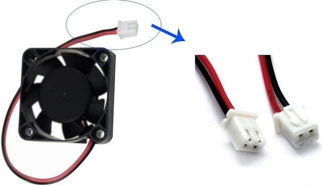 Alt view image 3 of 7 - 2packs 30mm x 30mm x 10mm 3010 12V 0.15A Ball Bearing Brushless DC Cooling Fan 2pin