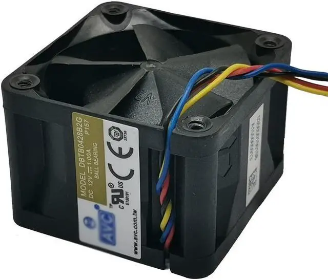 Alt view image 5 of 6 - DBTB0428B2G 40mm Powerful Cooling Fan for AVC 4028 12V 1A High Speed Server Fans 40 * 40 * 28mm Dual Ball Bearing 4-Wire 4Pin PWM