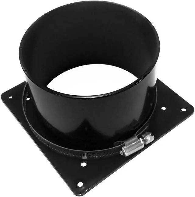 Main image of Coolerguys 120mm or 92mm Fan to 4" Ducting Shroud Funnel with Clamp for Greenhouses, Enclosures, Crypto Mining, and More