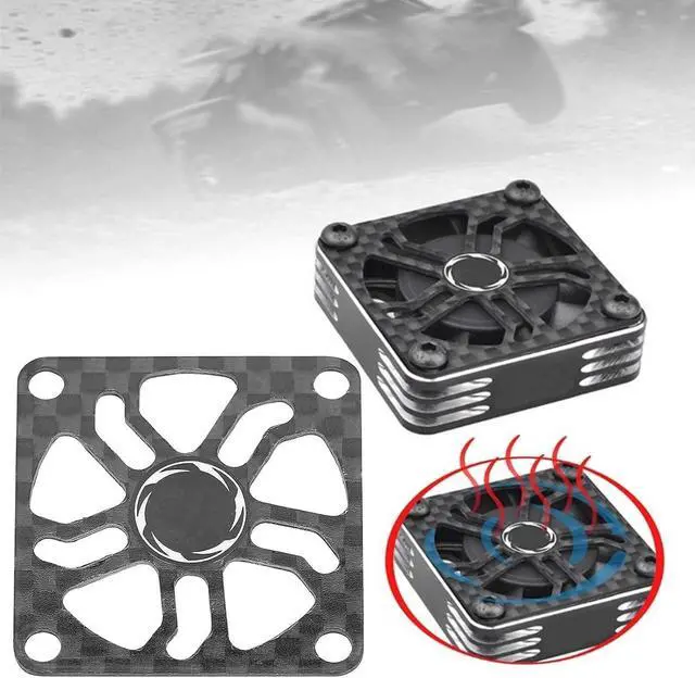 Alt view image 2 of 7 - Cooling Fan Cover, Durable RC Cooling Fan Cover Safety Protection Heat Dissipation with Cover for RC Motor User for RC Motor/electrically Regulated Fan Cover(30mm)