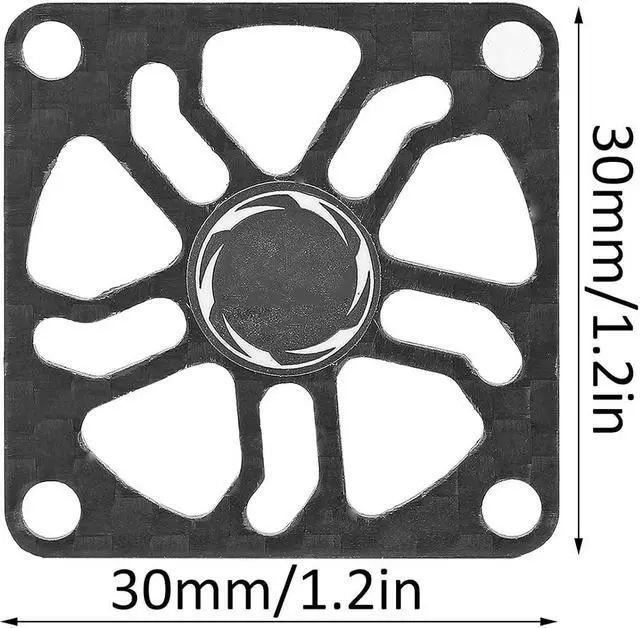 Alt view image 6 of 7 - Cooling Fan Cover, Durable RC Cooling Fan Cover Safety Protection Heat Dissipation with Cover for RC Motor User for RC Motor/electrically Regulated Fan Cover(30mm)