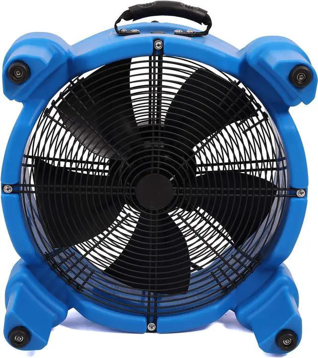 Alt view image 2 of 6 - AM30DF 1/4 HP 3000 CFM Axial Air Mover Blower Fan - Powerful Down Draft Fan for Drying, Cooling, and Ventilation