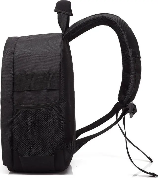 Alt view image 3 of 7 - Waterproof SLR/DSLR Camera Backpack Shoulder Bag Travel Case for Canon Nikon Sony Digital Lens (Medium, Grey)