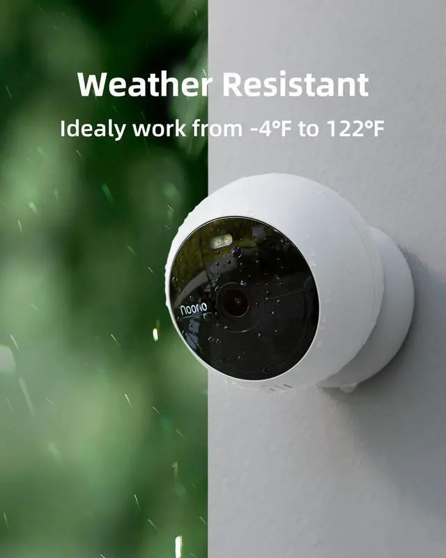 Alt view image 5 of 7 - Noorio B200 Security Camera Wireless Outdoor, 1080p Home Security Camera, Wire-Free Battery Powered WiFi Camera, Color Night Vision, AI Motion Detection, Work with Alexa, Set up in Minutes