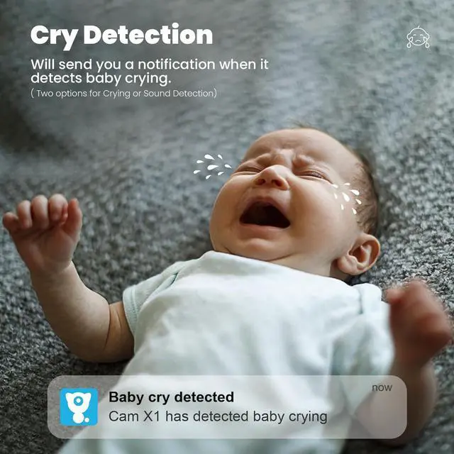 Alt view image 6 of 7 - litokam 2K Indoor Camera, 360 Pan/Tilt Cameras for Home Security, Pet Camera with Phone APP, WiFi Camera with Motion Detection, Night Vision, Wireless Camera for Nanny Cam/Baby Monitor, 2 Pack