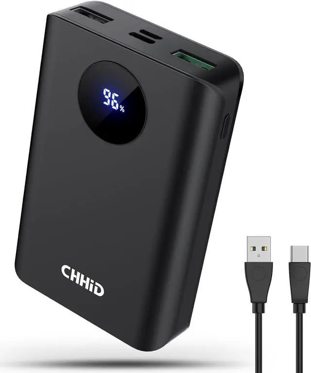 Main image of 5V 2A Heated Vest Battery Pack,LCD Display Power Bank Heated Jacket,PD 22.5W Fast Charging 10000mAh Portable Charger,Battery Phone Charger for iPhone,Android etc.