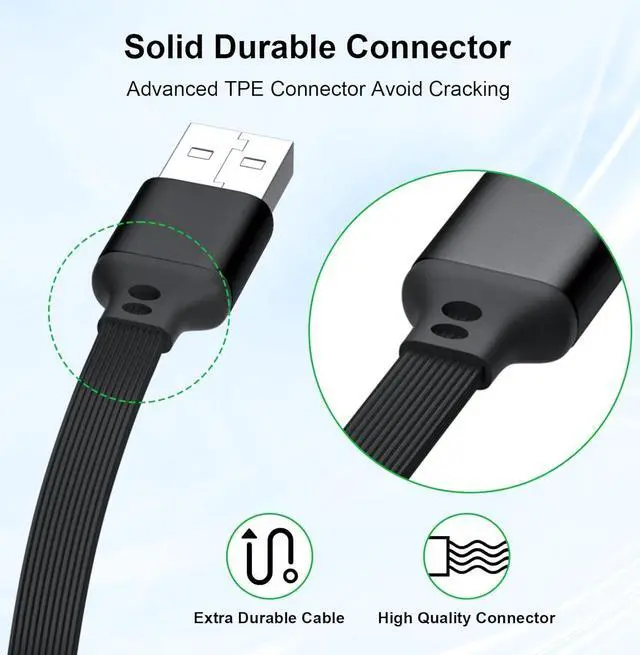 Alt view image 2 of 7 - COOYA Retractable USB Type C Cable for Samsung S24 Ultra S23 S22 Note 9 8, 2Pack Fast Charging Type C Portable Charger Cable USB-C Cord for Galaxy A15 A14 A54 A25 A51 A71 S9+, LG Stylo 6 K51 V60 ThinQ