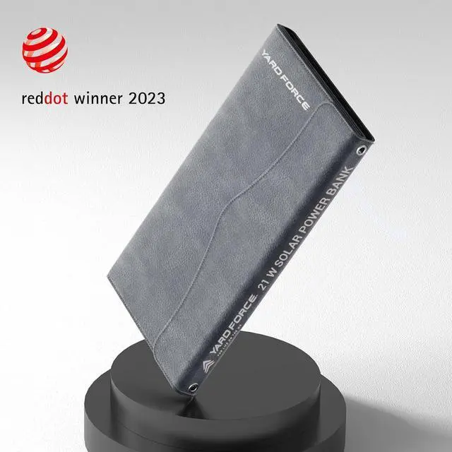 Alt view image 2 of 7 - [2023 Red Dot Winner] YARD FORCE 21W & 13000MAH Solar Charger with Battery Portale Solar Power Bank Built-in 3 in 1 Charging Cable Qc 3.0 18w Fast Charging Compatible with Phone Android. LX PB21