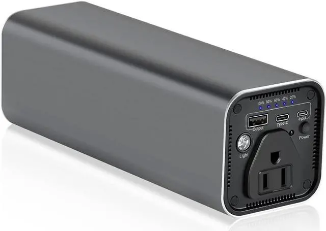 Main image of Portable Laptop Charger with AC Outlet, 31200mAh/112Wh 100W Travel Laptop Power Bank, External Battery Pack Compatible with MacBook, iPhone, Samsung, HP, Dell, Lenovo and More