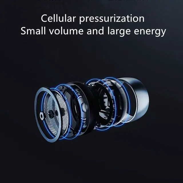 Alt view image 2 of 6 - Portable Speaker, Crystal 3W 27mm 8 Mini Wireless Speaker with 3.5mm Aux Audio Jack Plug in Clear Bass Micro USB Port Audio Dock for Smart Phone, for Pad, Computer (Black)