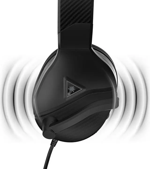 Alt view image 6 of 7 - Turtle Beach Recon 200 Gen 2 Powered Gaming Headset for Xbox Series X, Xbox Series S, & Xbox One, PlayStation 5, PS4, Nintendo Switch, Mobile, & PC with 3.5mm connection - Black