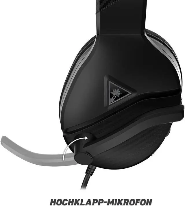 Alt view image 7 of 7 - Turtle Beach Recon 200 Gen 2 Powered Gaming Headset for Xbox Series X, Xbox Series S, & Xbox One, PlayStation 5, PS4, Nintendo Switch, Mobile, & PC with 3.5mm connection - Black