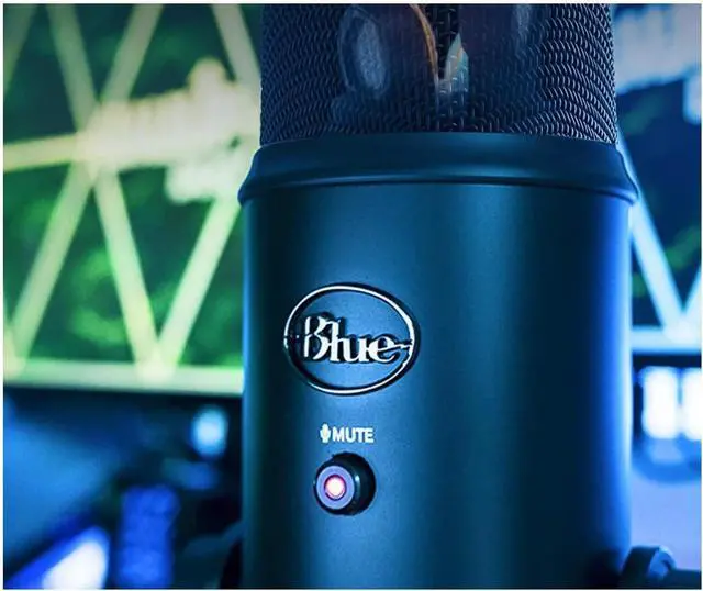 Alt view image 7 of 7 - Blue Microphones Yeti USB Microphone Bundle (Blackout) | Studio Pop Filter, 4-Port 3.0 Hub - Mic is Ideal for Recording, Computer Gaming, Streaming, Podcasts, (3 items)