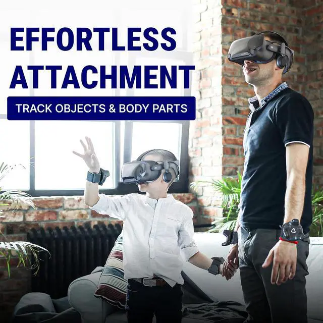 Alt view image 2 of 7 - Skywin VR Tracker Belt and Strap Bundle for HTC Vive System Pucks - Adjustable Hand Straps Waist Full-Body Tracking in Virtual Reality (1 Belt 2 Straps)