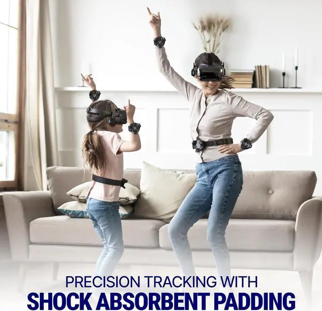 Alt view image 4 of 7 - Skywin VR Tracker Belt and Strap Bundle for HTC Vive System Pucks - Adjustable Hand Straps Waist Full-Body Tracking in Virtual Reality (1 Belt 2 Straps)