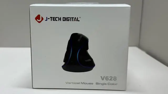 Alt view image 7 of 7 - J-Tech Digital Wired Ergonomic Vertical USB Mouse with Adjustable Sensitivity (600/1000/1600 DPI), Scroll Endurance, Removable Palm Rest & Thumb Buttons [V628]