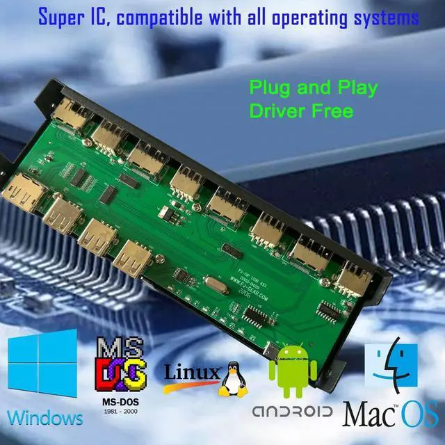 Alt view image 5 of 6 - KVM Switch DisplayPort 4 Port - DP KVM Switch 4 Computer, One Monitor Switch to Share Mouse, Keyboard, Printer, USB 2.0 Device and Ultra HD Monitor, Support 4K@60Hz, 4 DP and 4 USB Cable Included