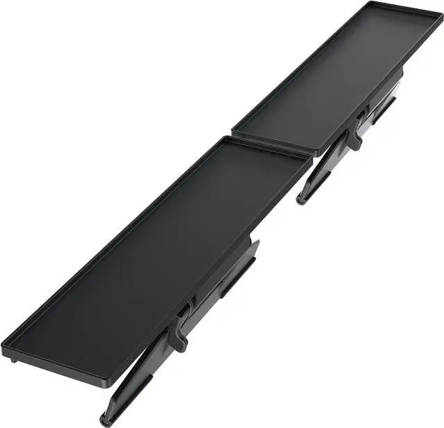 Main image of 2 Pieces TV Top Shelf - EURPMASK Adjustable Computer Monitor Top Shelf,Stable TV Top Storage Bracket,Clamp-on Computer Screen Shelf for Soundbar,Figure Display,Cable Box,Home Office Decor, 13.4 x 3.3