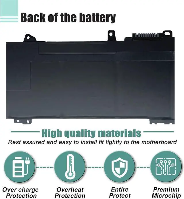 Alt view image 4 of 7 - RE03XL L32656-005 Laptop Battery Replacement for HP ProBook 450 G6 450 G7 440 G6 430 445 455R G6 430 440 445 G7 Serie for hp probook 450 g6 Battery