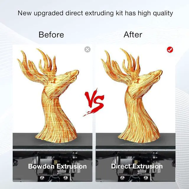 Alt view image 7 of 7 - UniTak3D Ender 3 Direct Drive Upgrade Conversion Bracket for Ender 3 V2,Ender 3 Pro and Voxelab Aquila 3D Printer for B-MG&Dual Gear&Bowden Extruder(NOT for Neo Series,Extruder&Hotend NOT Include)