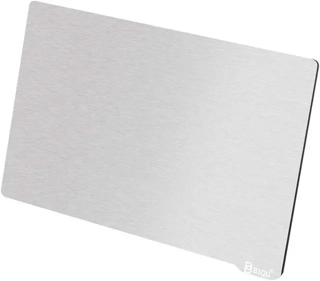 Alt view image 7 of 7 - BIQU Resin Build Plate+Magnetic Sheet,202X128mm Resin Flexible Steel Plate Flex Bed for Anycubic Mono X,Anycubic Photon X,Smart kumitsu KL9 3D Printer(8x5inch),Sliver
