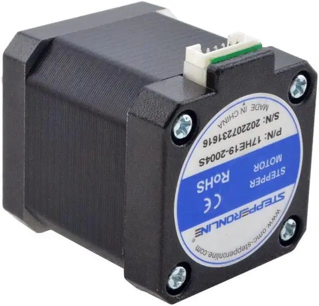 Alt view image 4 of 5 - STEPPERONLINE Nema 17 Stepper Motor 2A 55Ncm Bipolar 1.8 Degree 4-Lead for 3D Printer CNC Extruder,1 Pack