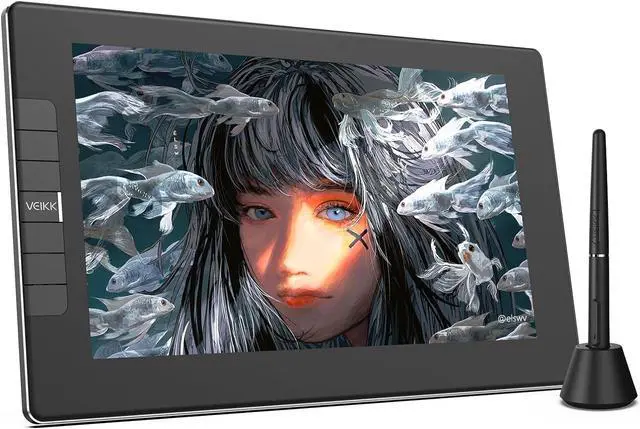 Main image of VEIKK VK1200 Drawing Tablet with Screen,11.6 Inch Full-Laminated Graphic Drawing Monitor,2 Battery-Free Pen and Tilt Function,6 Customized Keys,Anti-Glare Glass(Must be Connected to a PC to Work)
