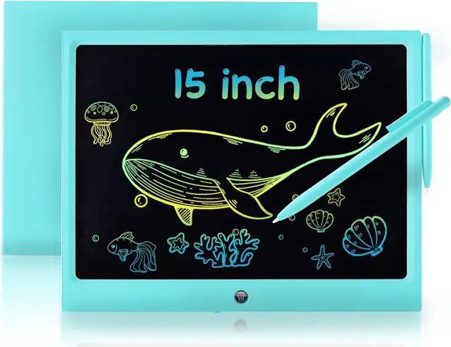 Main image of LCD Writing Tablet for Kids, 15 Inch Colorful Electronic Doodle Board, Educational Learning Kids Drawing Tablet Toys, Christmas Birthday Gift for 3 4 5 6 7 8 9 Year Old Girls Boy