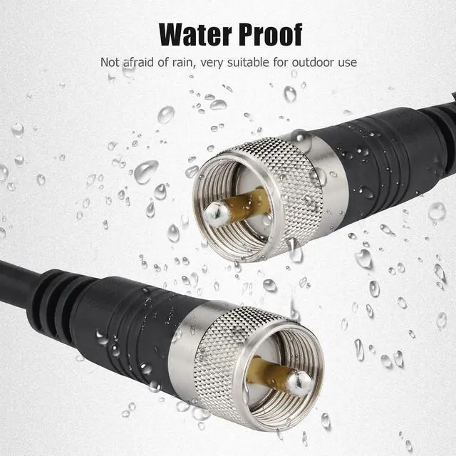 Alt view image 4 of 5 - Ullnosoo RG8x Coaxial Cable 18ft, CB Coax Cable, UHF PL259 Male to Male Low Loss CB Antenna Cable, 50 Ohm for HAM Radio, Antenna Analyzer, Dummy Load, SWR Meter