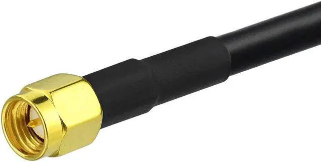Alt view image 5 of 6 - Superbat Wlaniot Low Loss N Male to SMA Male with Weatherproof Connectors RG58 Cable25feet,7.5M for Celling Antenna