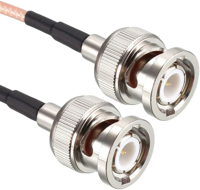 Alt view image 3 of 5 - uxcell BNC Male to BNC Male Coax Cable RG316 RF Coaxial Cable 50 Ohm 0.5 Feet 2pcs for Video Signals,CCTV,DVR,Camera