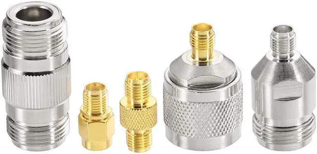 Alt view image 4 of 7 - Superbat SMA Male to N Male RF Coaxial Coax Cable 6inches + 5pcs RF Coax Adapter Kit, SMA-N Cable + SMA to N Male/Female Adapter KIT for Celling Antenna Router 3G 4G LTE Ham Antenna etc