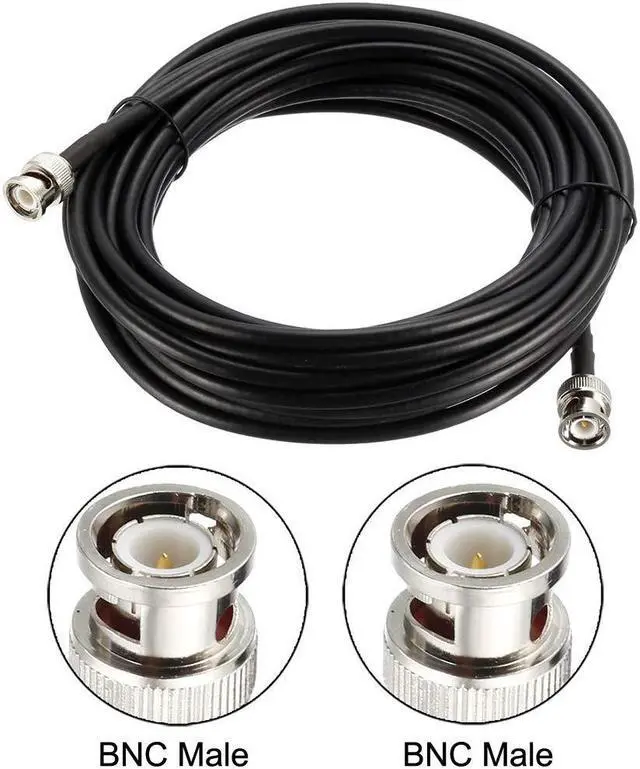Alt view image 2 of 5 - uxcell BNC Male to BNC Male Coax Cable RG58 Low Loss RF Coaxial Cable 50 Ohm 25 Ft