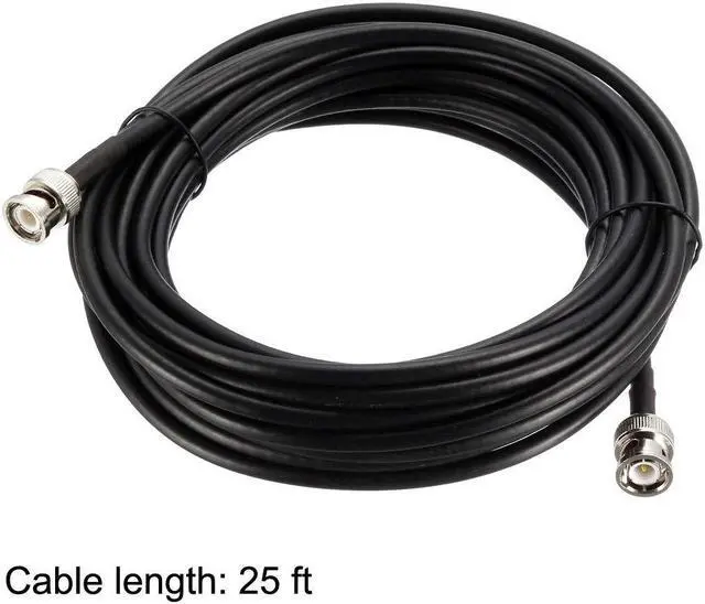 Alt view image 4 of 5 - uxcell BNC Male to BNC Male Coax Cable RG58 Low Loss RF Coaxial Cable 50 Ohm 25 Ft